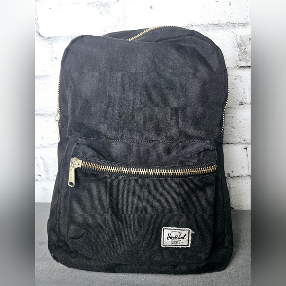 Herschel Black Settlement Backpack. Mid Volume - Picture 1 of 12